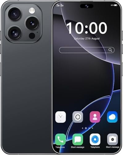 Générique A16 Pro Max Téléphone débloqué, Appareil Photo 78MP+108MP Android