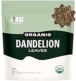 J Mac Botanicals, Organic Dandelion Leaves (16 oz bag) USDA Certified Organic Dandelion leaf tea, te diente de...