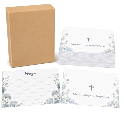 100 Lined Prayer Cards Boxed Set