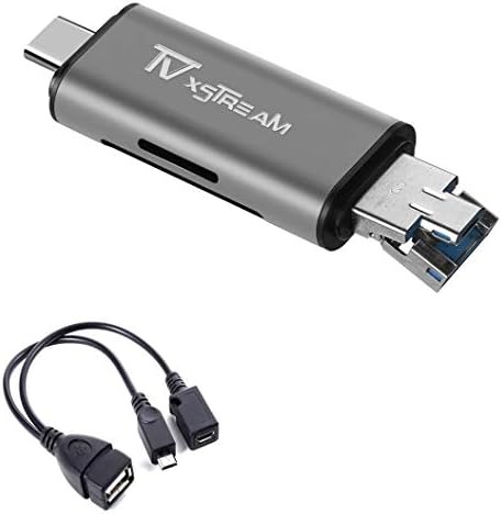 SD Card Reader, Storage Expansion OR File Transfer KIT for FIRESTICKS, Media Devices, Gaming Systems, 3-in-1 USB 2.0 / USB C/Micro USB Card Reader - SD Card, Micro SD, Includes OTG Cable image 5