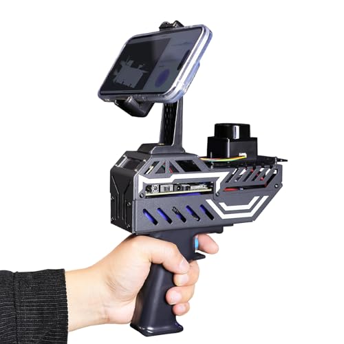 Image of Yahboom Handheld Mapping Navigation Scanning Lidar TOF Ranging Measurement Radius 0.05-12m Supports APP,ROS2,Linux,with Bracket,OLED Screen (with T-mini Plus)