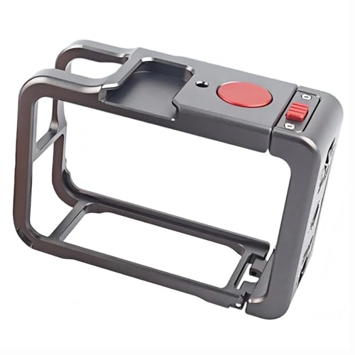 Jaula de cámara para DJI OSMO Action 6 con marco de aluminio y zapata fría