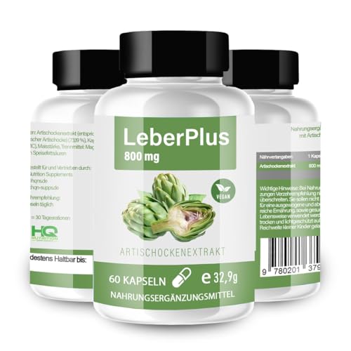 Cápsulas LeberPlus – Apoyo natural para la función hepática | Cuidado del hígado en dosis...
