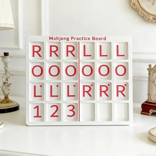 Solo Mahjong Board Practice, Portable American Mahjong miniatura 7