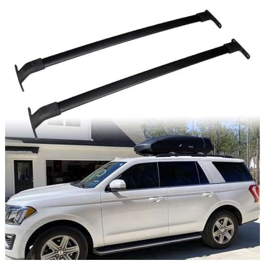 ANTS PART Roof Rack Cross Bars for 2018-2023 Ford Expedition/Lincoln Navigator Luggage Cargo Carrier Cross Rails Black