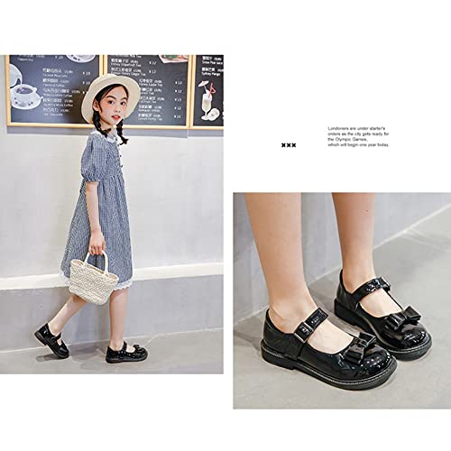 Toddler Little Kids Girls Classic Low Heel Dress Shoes Mary Jane Flats Back to School Uniform Shoes2