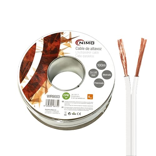 NIMO White WIR-9003 100 m Cable, Multicolor