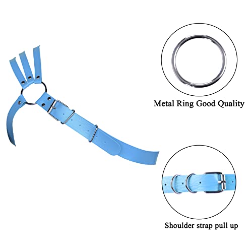 Men's Leather Body Harness Punk Chest Belt Adjustable Gothic Carnival Halloween Christmas Dance Accessories3