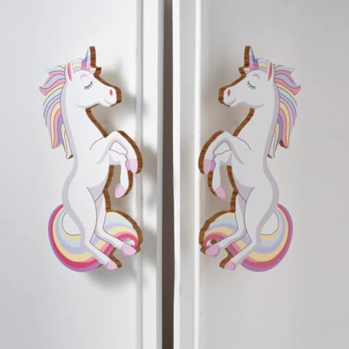 Image of Unicorn Premium Cupboard Handle /Drawer - Handcrafted Kids Room Hardware