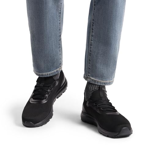 Image of Bruno Marc Men's Hands Free Non Slip Work Shoes, Water Resistance Restaurant Slip on Food Service Sneakers