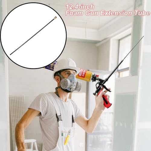 31,5 cm Schaumstoffpistolen-Verlängerungsrohr und gerade, tiefe Reinigungsbürste für LUORIN Extended Foam Gun