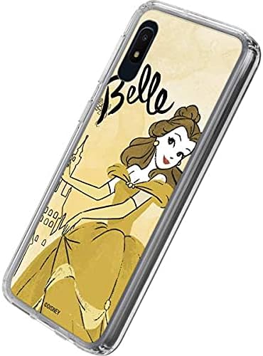 Skinit Clear Phone Case Compatible with Galaxy A10e - Officially Licensed Disney Princess Belle Art Design