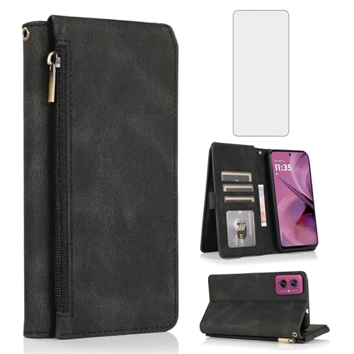 Housse Moto G55 5G idéale pour voyager léger avec vos cartes et votre monnaie