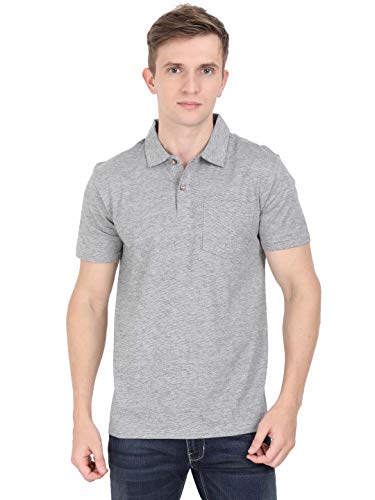 Image of ECOLINE Clothing Eco-Friendly Men's 50 /50 Blend Polo T-Shirt (Pack of 2)