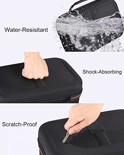 4. Bild von Tasche Kompatibel mit Nintendo Switch/OLED, Harte Tragetasche für Konsolle, Dock, HDMI Kabel, Pro Kontrolleur und Andere Zubehör mit 18 Spielkassetteng