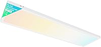 Vista 10 de Luz LED de panel plano de 1 x 4, luz de techo de montaje en superficie, 5CCT 3000K/3800K/4500K/5200K/6000K, 24W/30W/40W 5200LM Triac atenuación