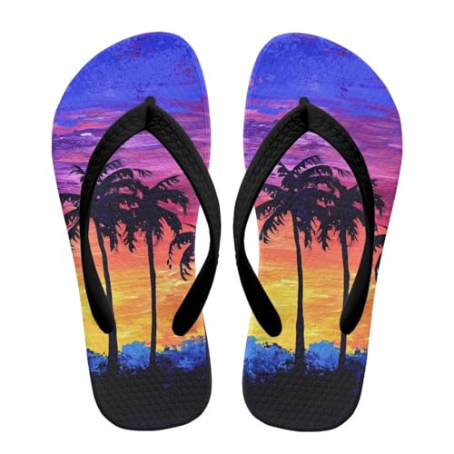 Boy Girls' Sandals Open Toe Slip On Summer Holiday Hawaiian Print Boys Thong Flip Flops2