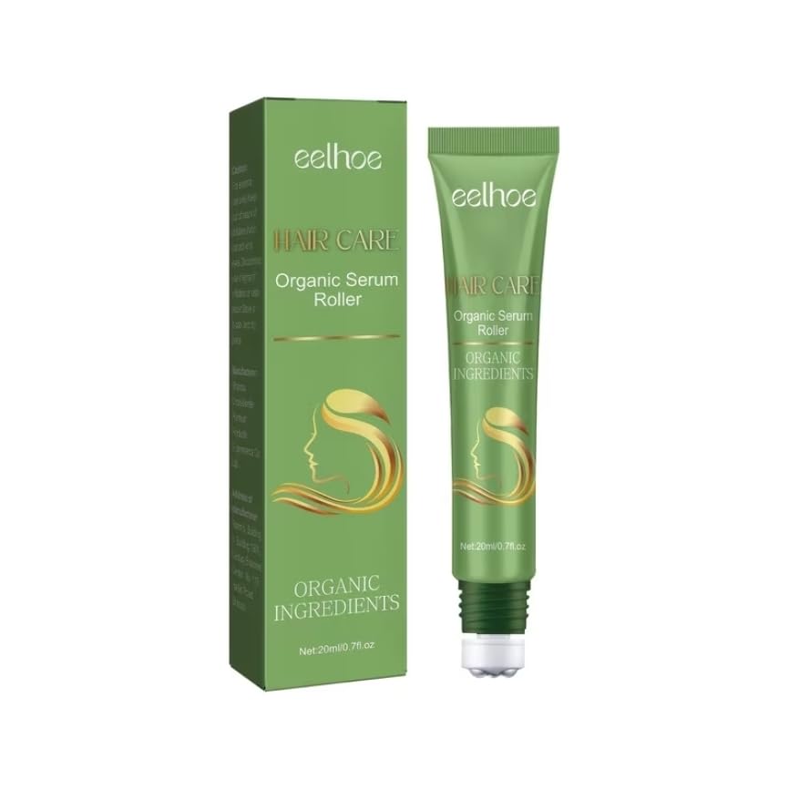 Eelhoe Hair Care Organic Serum Roller with Organic Ingredients, Scalp Treatment, 0.7 fl oz