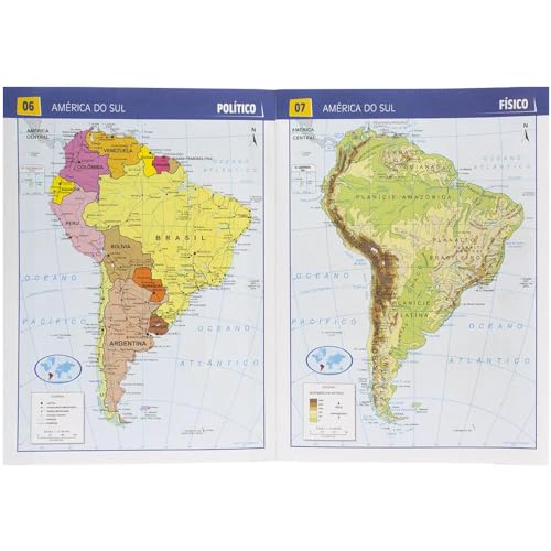 Atlas Geográfico Escolar, 32 Páginas