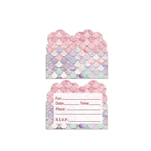 20pcs Children'S Play Party Birthday Invitations, Fun-Filled Boy and Girl Birthday Invitations With The Perfect Party Supplies for A Memorable Birthday Celebration