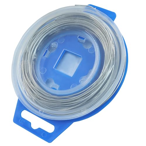 Murtenze 50Ft / 15m Safety Lock Wire (.032), Stainless Steel Twist Safety Wire for Repairing Motorcycles, Tie Things, Aircraft