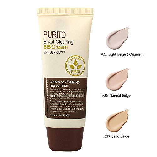 PURITO Snail Clearing BB Cream SPF38/PA++ 30ml (21 Light beige)