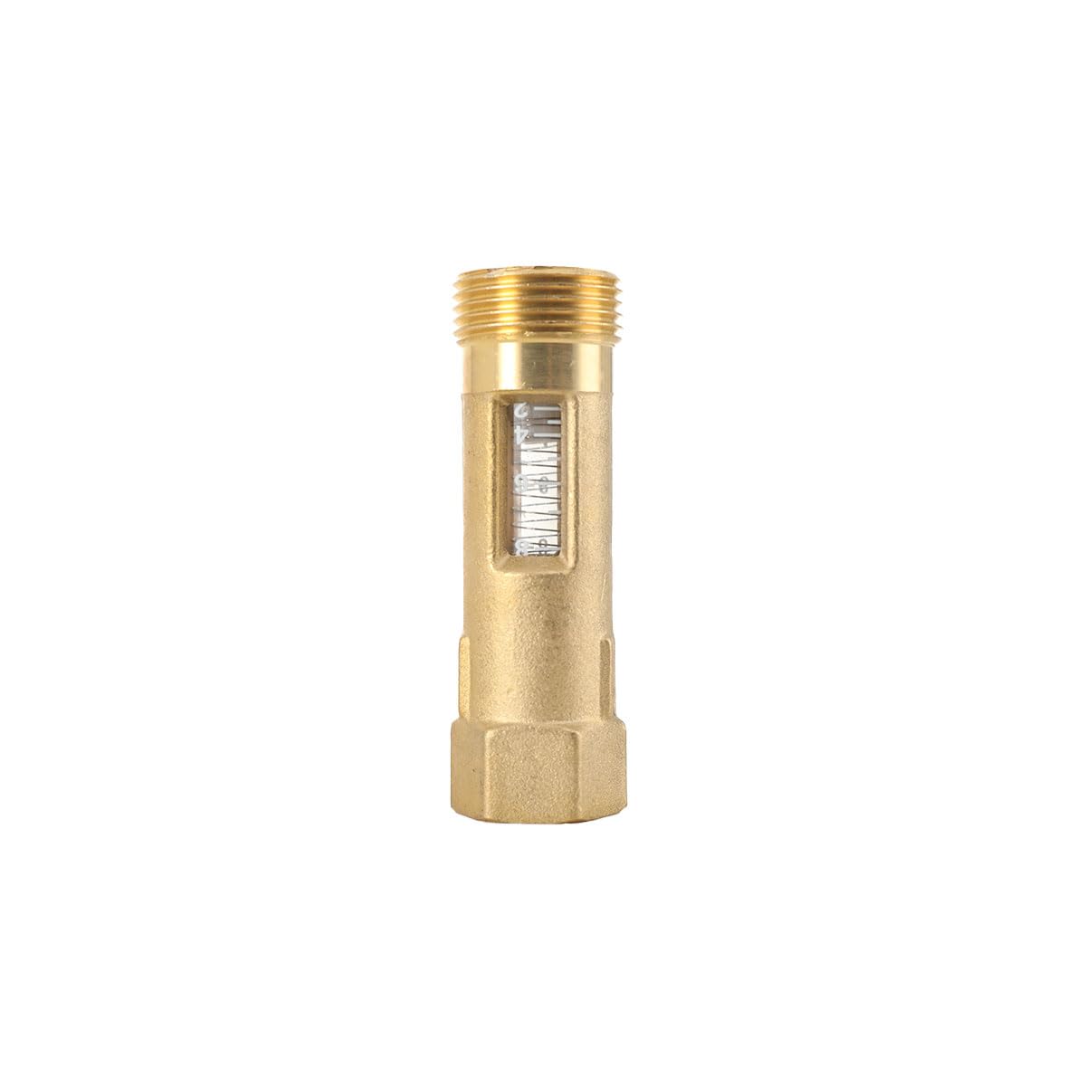 Misuratore di flusso in ottone, filettatura esterna 3/4 DN 20, portata 2-8 l/min