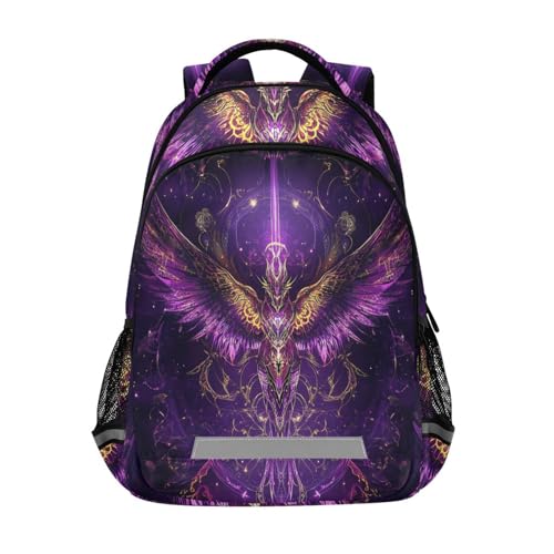 Sac à dos d'école violet ado fille : fini le mal de dos avec clip poitrine