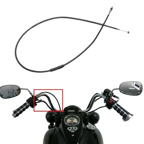 Cable de embrague de acero negro para VN900 LT 2006-2018 para un control fluido 2