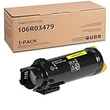106R03479-Phaser 6510/WorkCentre 6515 Yellow Toner Cartridge Compatible for Xerox Phaser 6510/ Workcentre 6515 High Capacity Toner-Cartridge