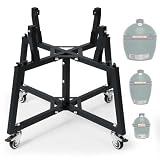 GVGBUK Big Green Egg Nest Rolling Cart