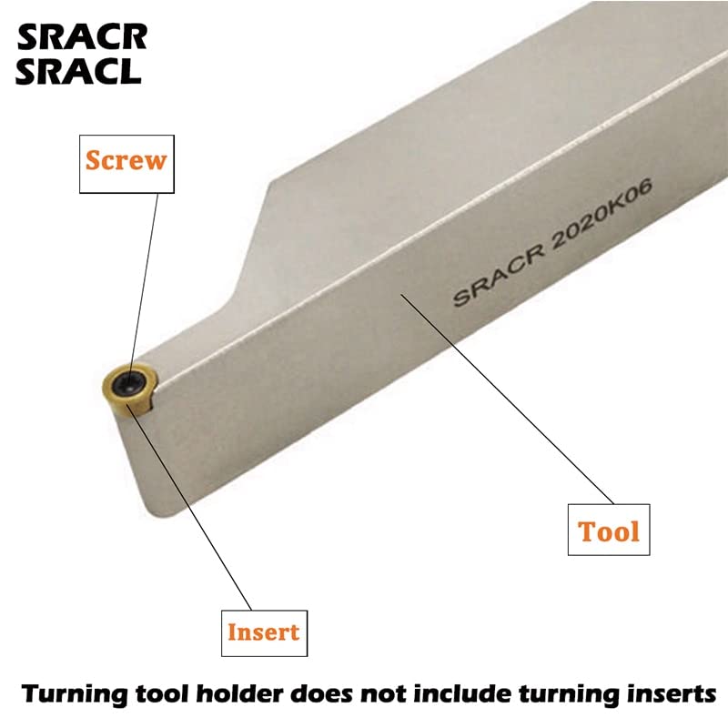 Porta herramienta de tornear CNC SRACR SRACL SRACR1616H06 miniatura 3