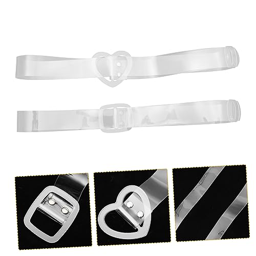 2Pcs Transparent Waist Belts for Women Casual Dress Straps Comfortable and Breathable Versatile for Jeans and Daily Wear2