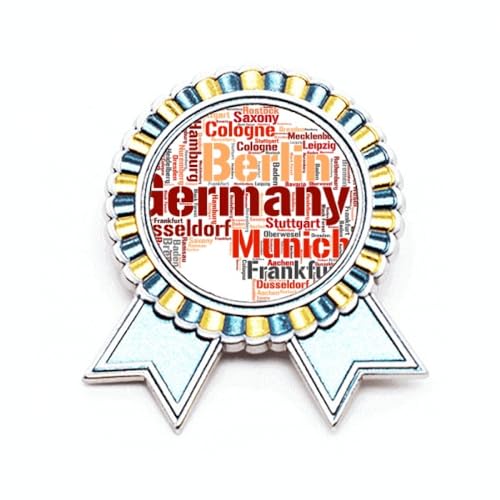Broche Allemagne en métal taille M à la finition premium pour costume