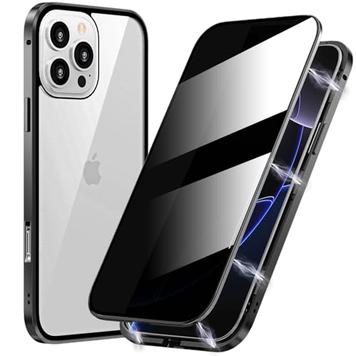 Magnetic privacy case for iPhone 16 Pro Max with privacy screen
