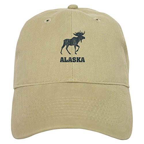CafePress Retro Alaska Moose Cap Unique Adjustable Baseball Hat