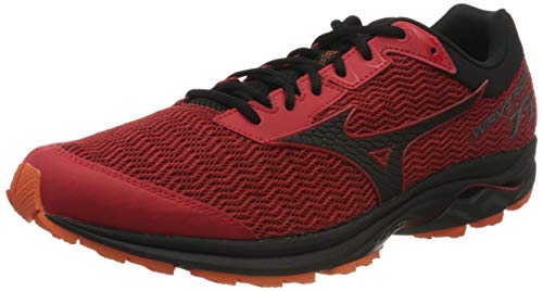Mizuno J1Gc19320943 - Zapatilla Wave Rider TT - Color: Highriskred/Blk/Rorange Talla: 43 - Hombre