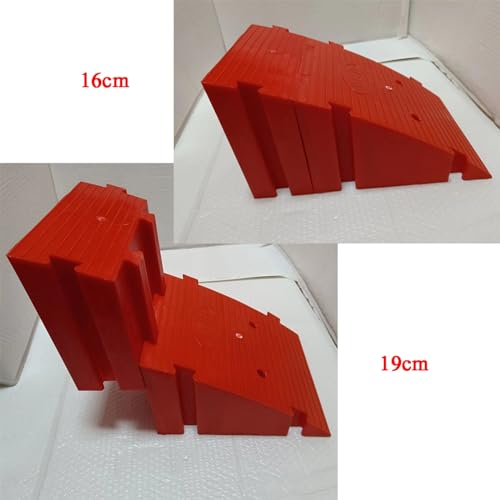 Rampa portátil de plástico altura 19 cm con diseño encajable miniatura 3