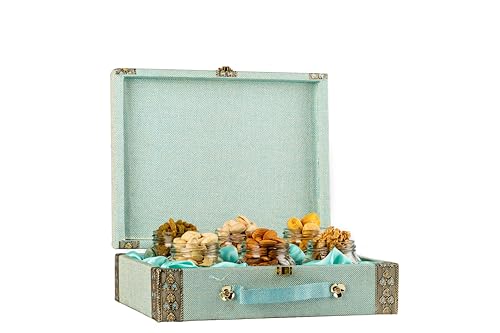 Image of Browntree Bluemina 6P- 650g | Dry Fruit Hamper | 6 Piece luxury Gift Hamper - Almonds, Cashews, Raisins, Pista, Apricot & Walnuts | Festive & Corporate Gifting Box | Ideal Gift Box for all celebration