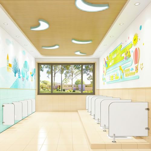 Divisor de orinal impermeable para pared de centros comerciales 5