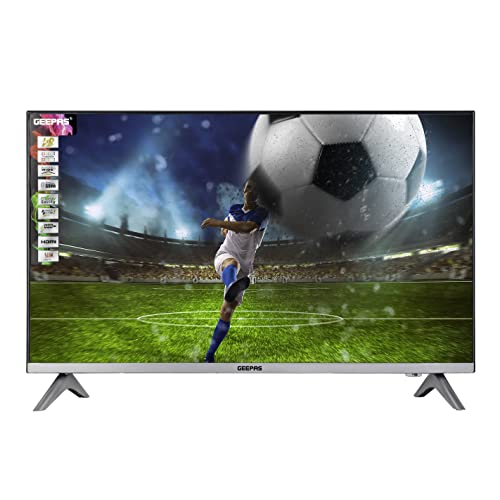 GEEPAS 32 LED TV SLIM LED 2 HDMI & 2 HI-HIGH USB PORTS CARD SLOT | FULL HD PERFECTLY CLEAR PANEL WIDE VIEW ANGLE | 1 YEAR WARRANTY