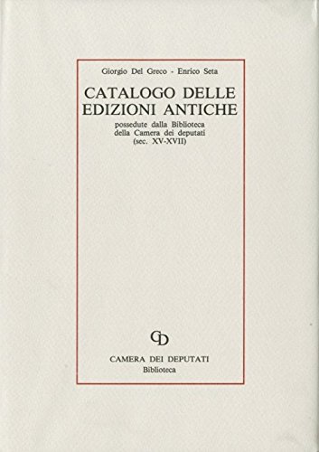 A cura di G. Del Greco e E. Seta