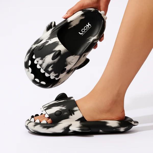 Image of Loox Shark Slippers for Men | Funky & Unique Design | Anti-Skid, Waterproof, Lightweight EVA Cloud Slippers | Casual House Slides