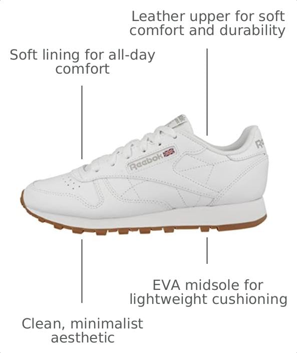 Image of Reebok Court Advance Sneakers for Men - Casual Tennis Mens Shoes Size 6 to 15