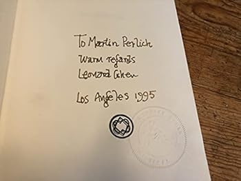 Hardcover Stranger Music: Selected Poems and Songs Book