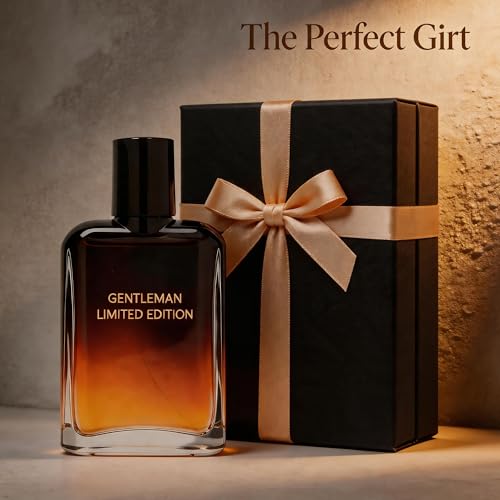 Image of AFLUXE Gentleman Limited Edition Eau de Parfum for Men, Luxury Amber Woody Spicy Cologne, Deep Long Lasting Fragrance, 3.3 fl oz (100 ml)