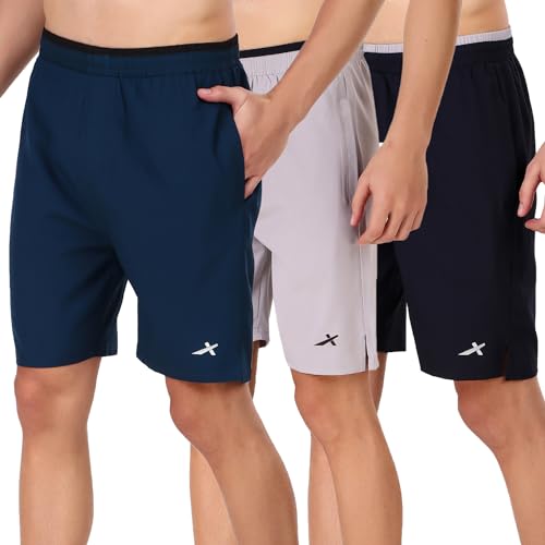 Image of VECTOR X Polyester Solid Sports Men Shorts for Running, Training, Fitness or Casual Use