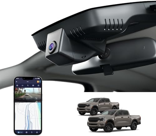 Amazon.com: FUVYMYT Single Channel 4K Dash Cam for Ford Ranger(Must ...
