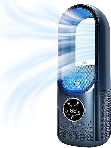TEKEET - Ventilador de torre silenciosa, ventilador sin hoja, ventilador de columna y ventilador silencioso