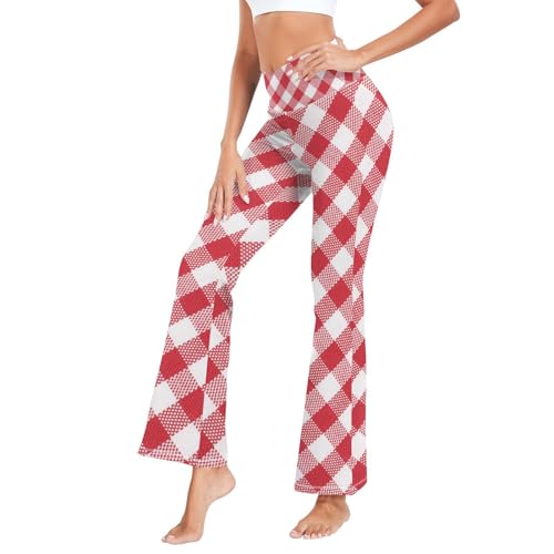 Jeggings taille haute écossais anti-ventre plat confort